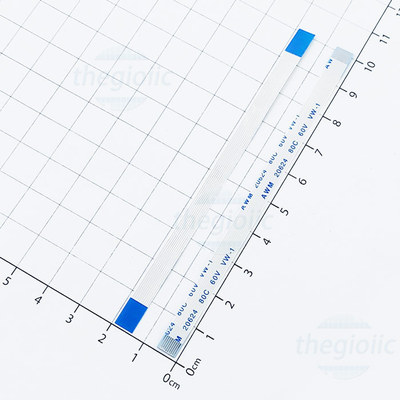 Cáp FFC 10 Chân 0.5mm Cùng Hướng Dài 10cm