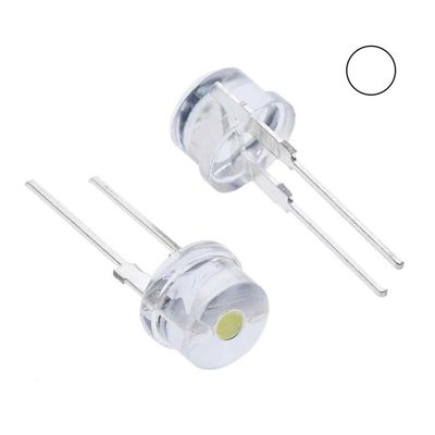 LED Trắng Siêu Sáng F8 8mm 0.5W