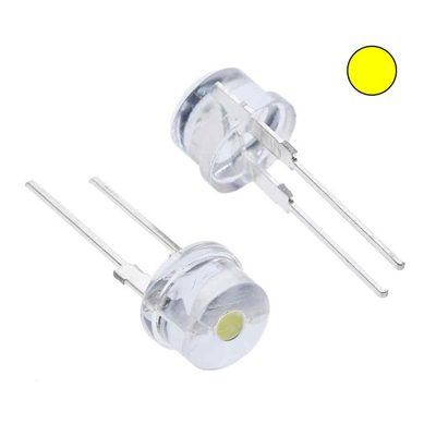 LED Vàng Siêu Sáng F8 8mm 0.5W