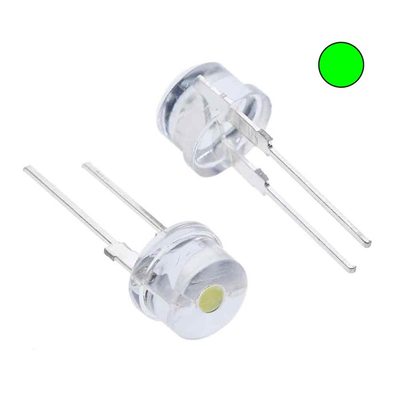 LED Xanh Lá Siêu Sáng F8 8mm 0.5W