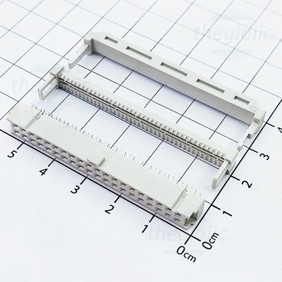 Cổng IDC 40 Chân 2 Hàng 2.54mm Màu Trắng