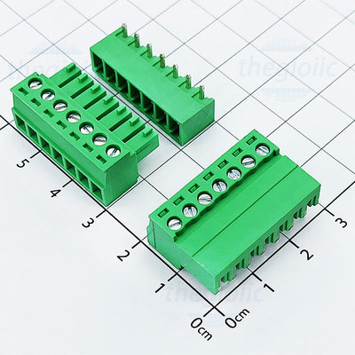 KF-3.81-7-R Terminal Block Plug-in Hàn PCB 7 Chân Cong 3.81mm 300V 10A