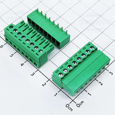 KF-3.81-8-R Terminal Block Plug-in Hàn PCB 8 Chân Cong 3.81mm 300V 10A