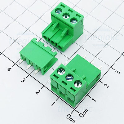 KF-5.08-3-V Terminal Block Plug-in Hàn PCB 3 Chân Thẳng 5.08mm 300V 15A