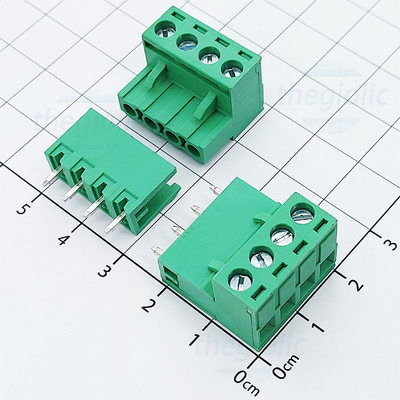 KF-5.08-4-V Terminal Block Plug-in Hàn PCB 4 Chân Thẳng 5.08mm 300V 15A