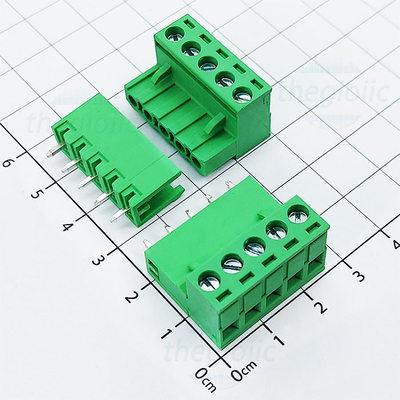 KF-5.08-5-V Terminal Block Plug-in Hàn PCB 5 Chân Thẳng 5.08mm 300V 15A