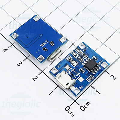 TP4056 Mạch Sạc Pin MicroUSB 1A