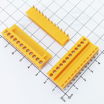 HT-3.96-12-R Terminal Block 12 Chân Cong 3.96mm 300V 10A