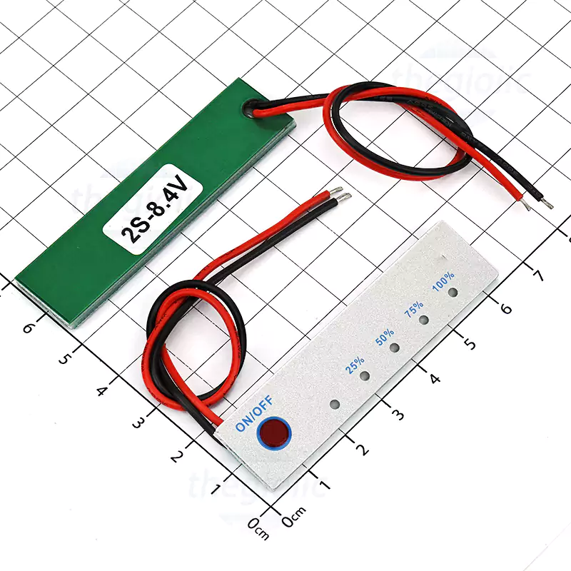 Mạch Hiển Thị Mức Pin 2S 8.4V V2