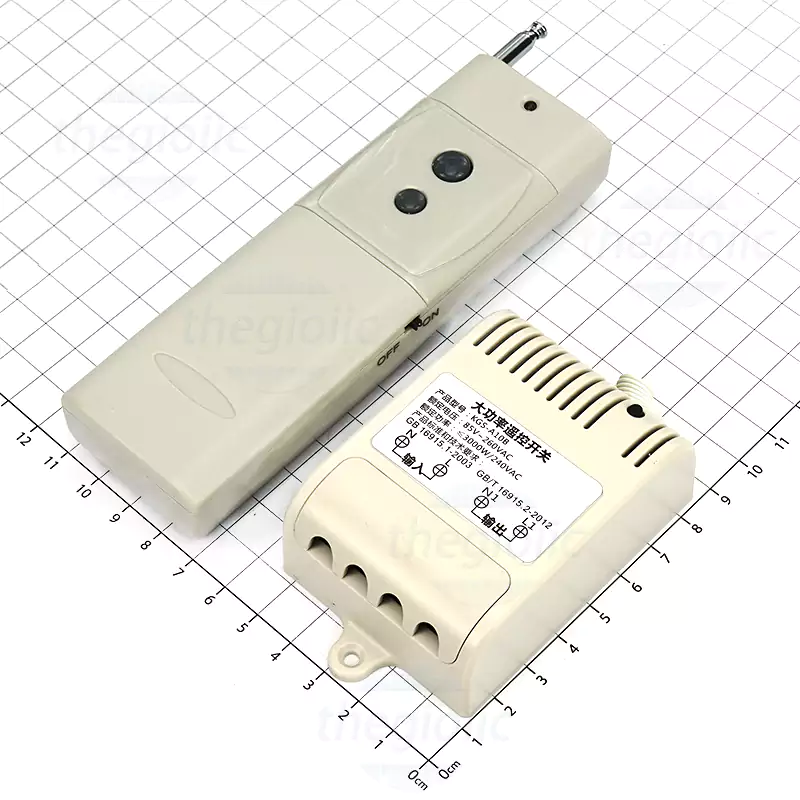 Remote Điều Khiển 1 Relay 220V 3000m