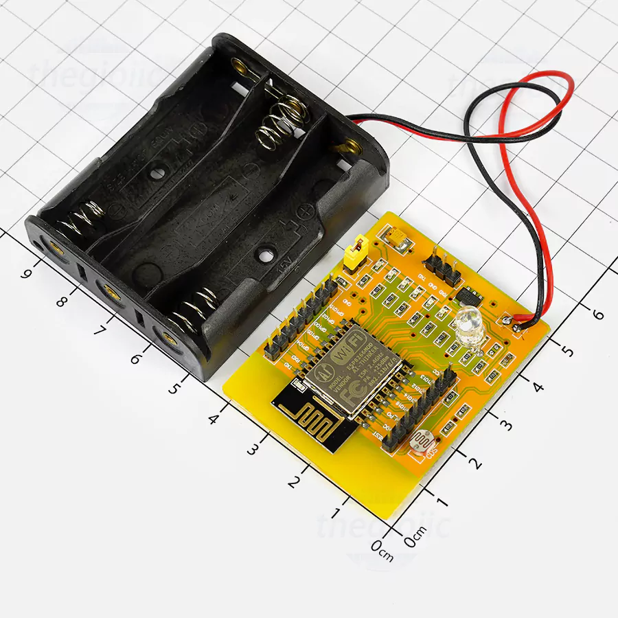 Module WiFi ESP8266 ESP-12 Và Đế Pin AA