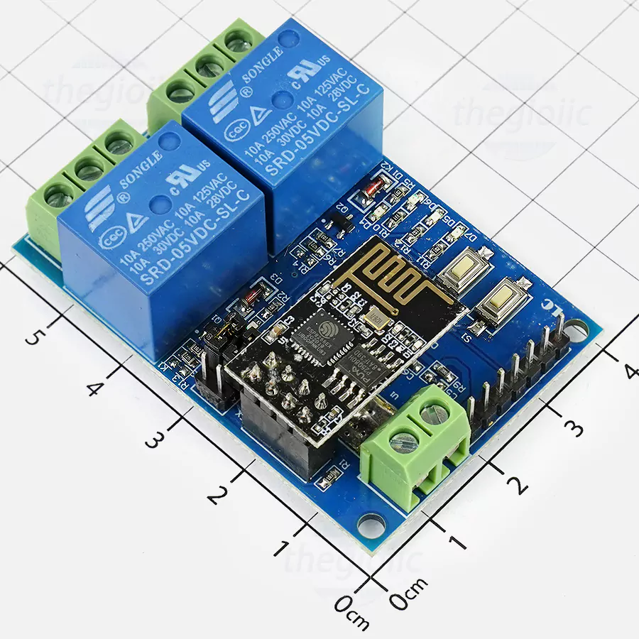 Module Wifi ESP8266 2 Relay 5V