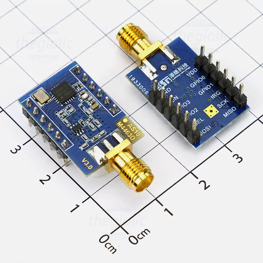 SI4463 Mạch Thu Phát RF 433Mhz 2000m Cổng SMA