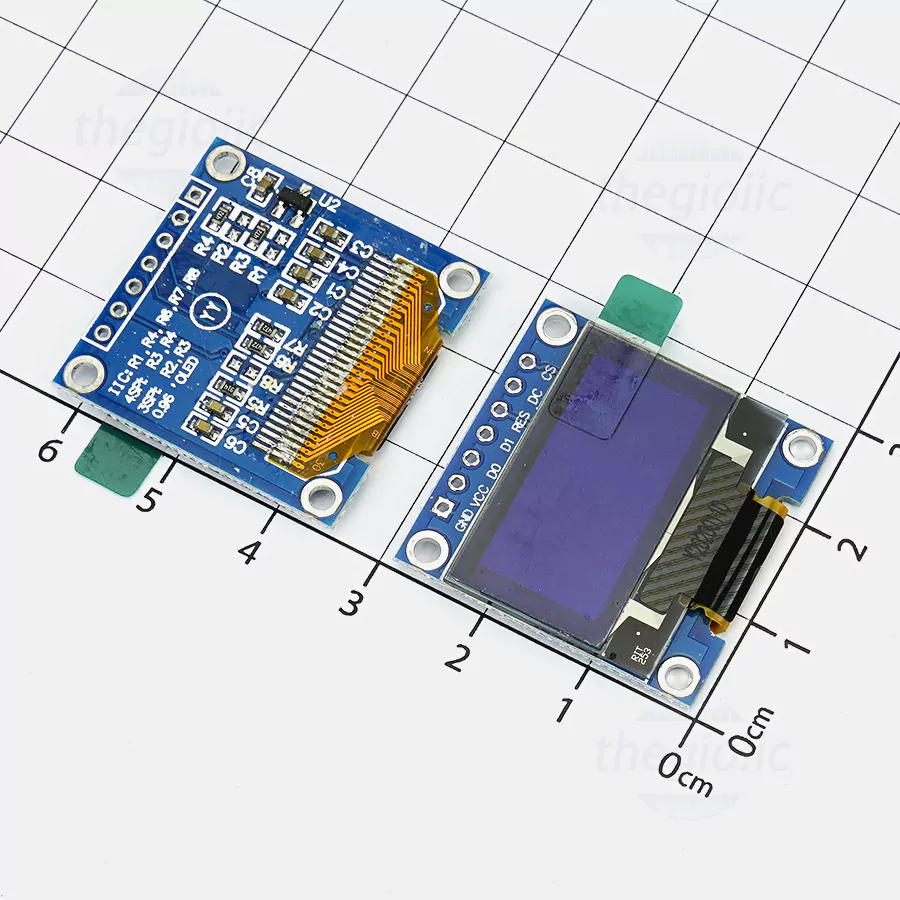 LCD OLED SSD1306 0.96inch 128x64 Chữ Trắng 7 Chân Giao Tiếp SPI