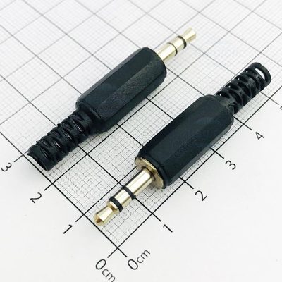 P1-3P Jack Cắm Audio 3.5mm Đực 3 Cực Hàn Dây