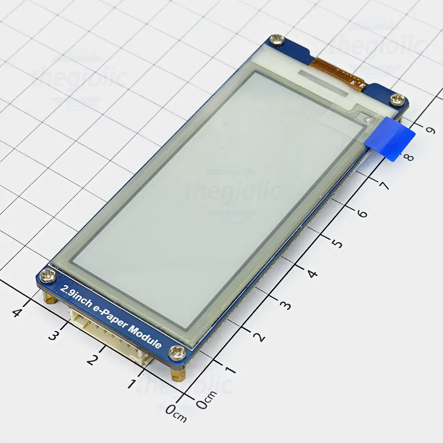 LCD e-Paper 2.9inch 296x128 Giao Tiếp SPI, SKU: 12956