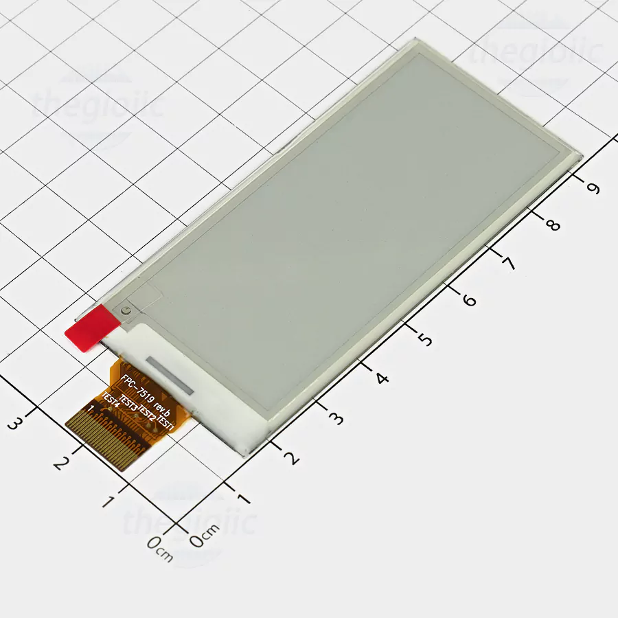 Màn Hình LCD E-Ink Đen Trắng 2.9inch 296x128 Giao Tiếp SPI, SKU: 12563