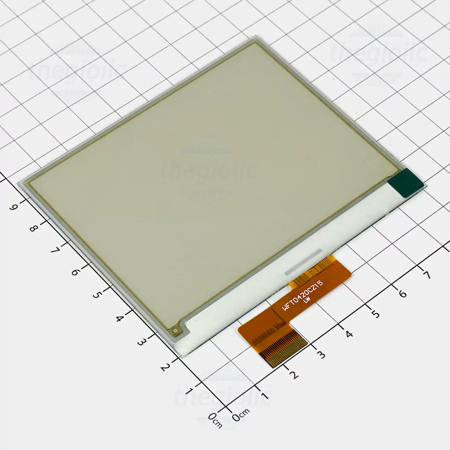 Màn Hình LCD E-Ink 4.2inch 400x300 Vàng Đen Trắng Giao Tiếp SPI, SKU: 14188