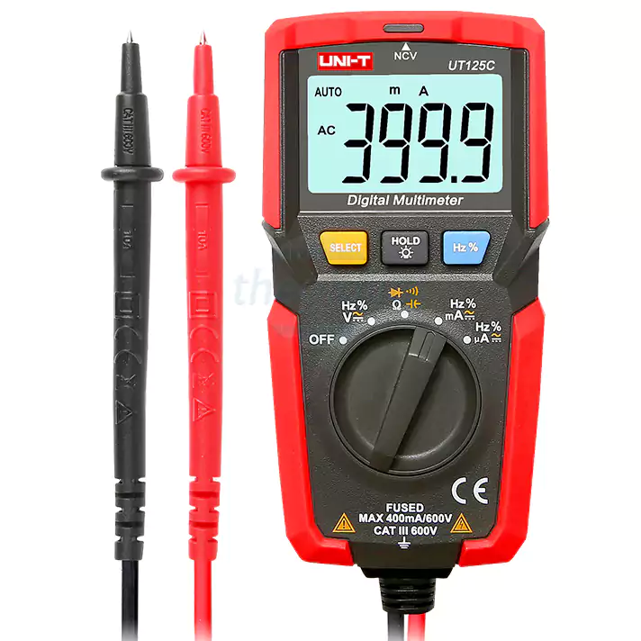 Uni-T UT125C Đồng Hồ Đo Hiển Thị Số Bỏ Túi