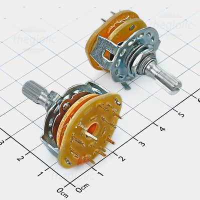 RS25 3P3T Công Tắc Lựa Chọn 3 Cực 3 Vị Trí