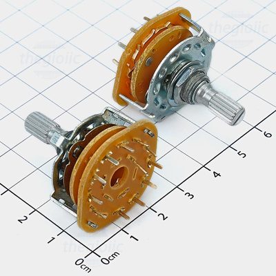 RS25 1P11T Công Tắc Lựa Chọn 1 Cực 11 Vị Trí