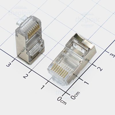 Hạt Mạng RJ45 8P8C CAT5E Vỏ Nhôm