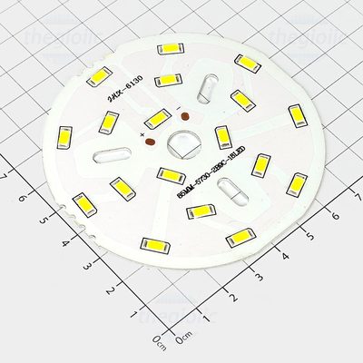 Tấm LED Trắng Sáng 9W 18LED 5730 85mm 27-28.8VDC