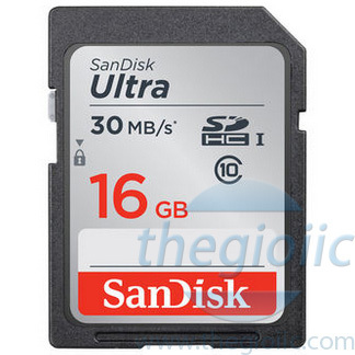 Thẻ nhớ Sandisk Ultra SDHC 16GB Class 10