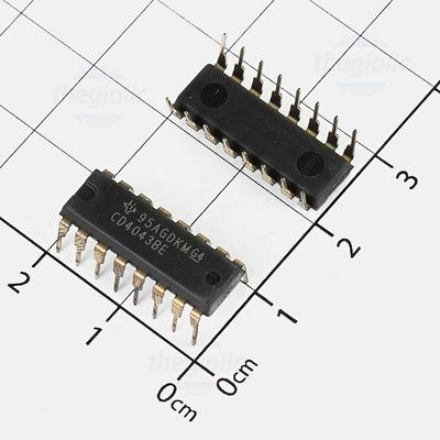 CD4043BE IC Latch Transparent S-R Type, Tri-State 16-DIP