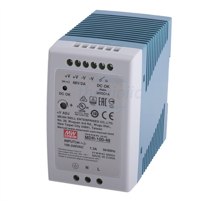 MDR-100-48 Nguồn Mean Well Gắn Ray 48V 2A