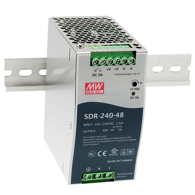 SDR-240-48 Nguồn Mean Well Gắn Ray 48V 5A