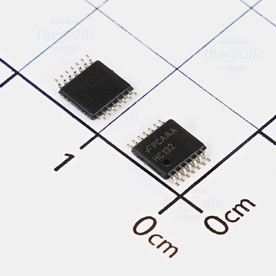 MM74HC132M IC Quad 2-Input NAND Schmitt Trigger, 14-TSSOP