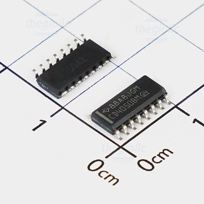 CD4050BM IC Buffer Non-Inverting Push-Pull Output, 16-SOIC