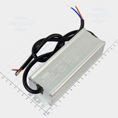 Bộ Nguồn LED 80W Chống Nước, Vào 100~265VAC, Ra 24~36VDC, 2.4A