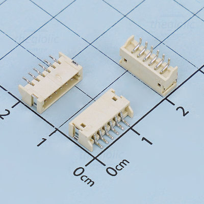 Đầu ZH1.5mm 6 Chân Dán SMD Nằm Ngang