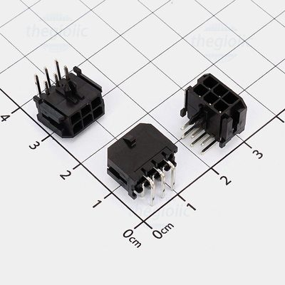 Đầu Nối MX3.0mm 6 Chân Cong 2 Hàng Xuyên Lỗ