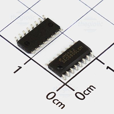 DAC0800LCM IC DAC 8 Bit 1 Channel, 16-SOIC