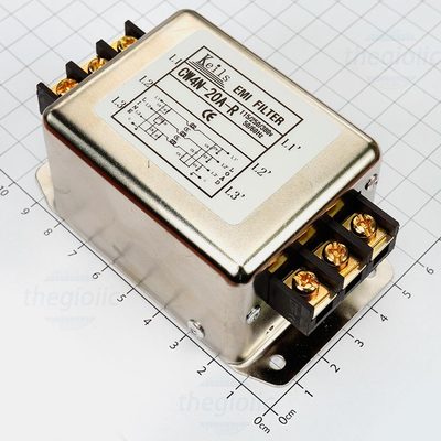 CW4N-20A-R Bộ Lọc Nguồn 3 Pha 20A 115/250/380V