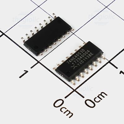 74HC4053D,653 IC Multiplexer/Demultiplexer Triple 2:1, 16-SOIC