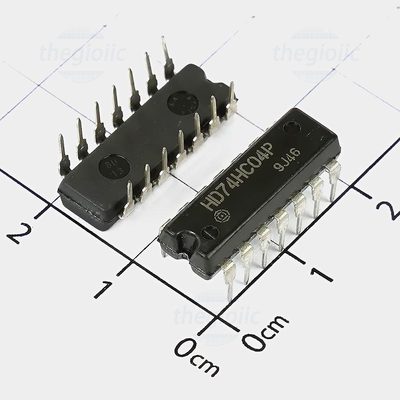 HD74HC04P IC Inverter CMOS, 14-DIP