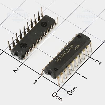 HD74HC244P IC Buffer Non-Inverting 3-State Output, 20-DIP