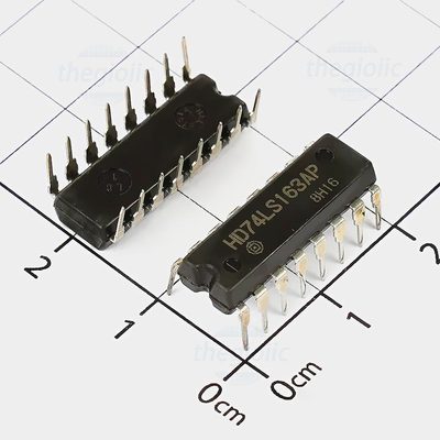 HD74LS163AP IC Binary Counter 25MHz, 16-DIP