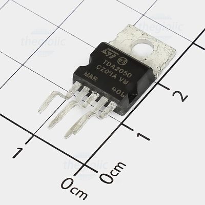 TDA2050V IC Amplifier Audio Class AB, 5-Pentawatt