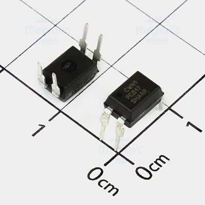 PC817C Optoisolator Transistor Output 5000Vrms 1 Channel, 4-DIP