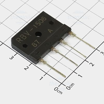 RBV-1506 Diode Cầu Chỉnh Lưu 600V 15A