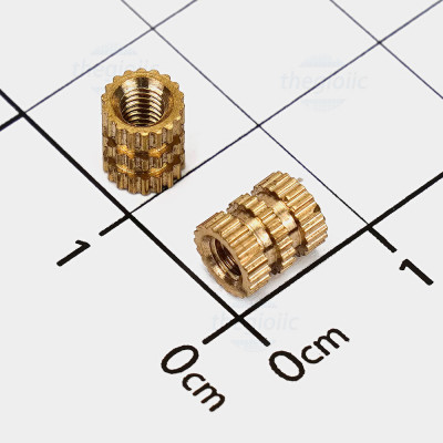 Ốc Trụ Đồng Cái-Cái M3 Dài 6mm V1