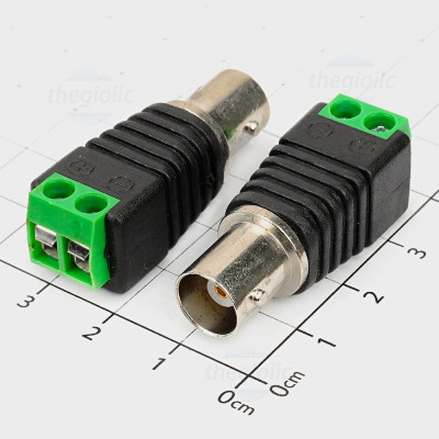 BNC-TI-75-10 Đầu BNC Cái Nối Dây Thẳng Hàng