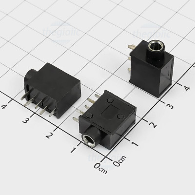 PJ-325 Cổng Audio 3.5mm 3 Cực 5 Chân Hàn PCB