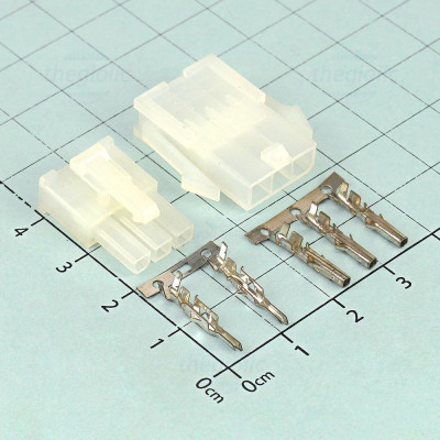 Bộ Đầu Nối 5557, 5559 4.2mm 3 Chân 1 Hàng Kèm Kim Bấm Dây