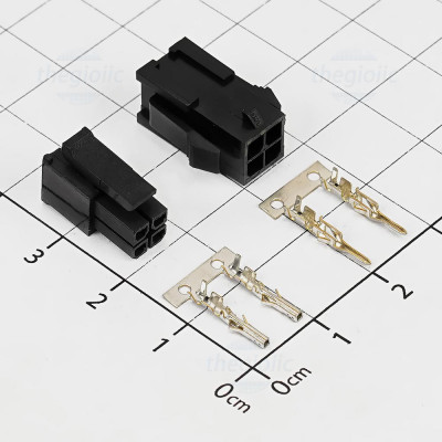 Bộ Đầu Nối MX3.0mm 4 Chân Kèm Kim Bấm Dây